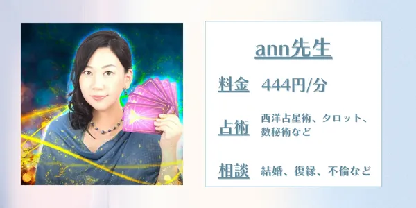 みんなの電話占いann先生