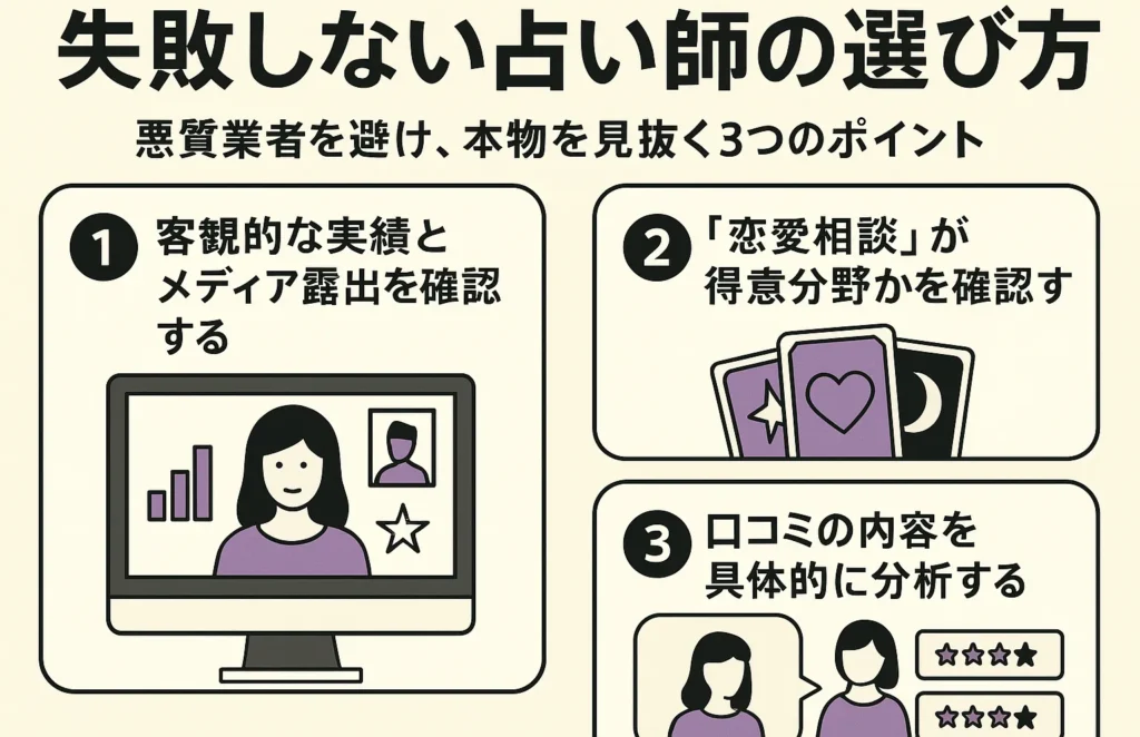 失敗しない占い師選びのポイント