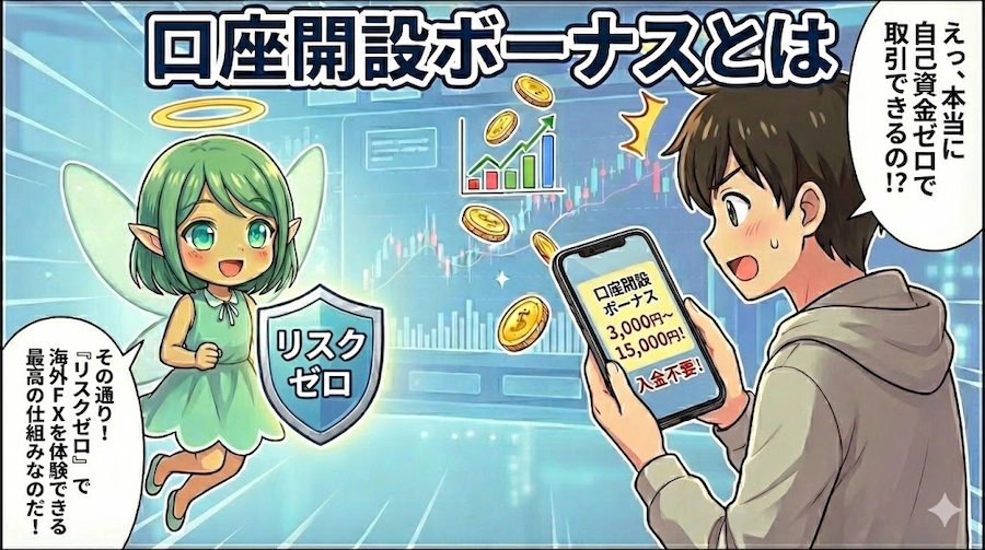 口座開設ボーナスとは