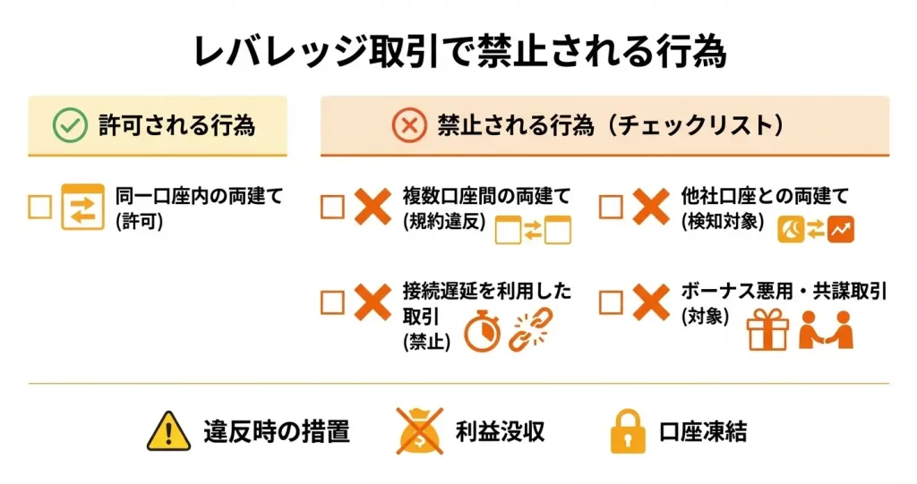 MYFXMarketsのレバレッジに関する禁止事項