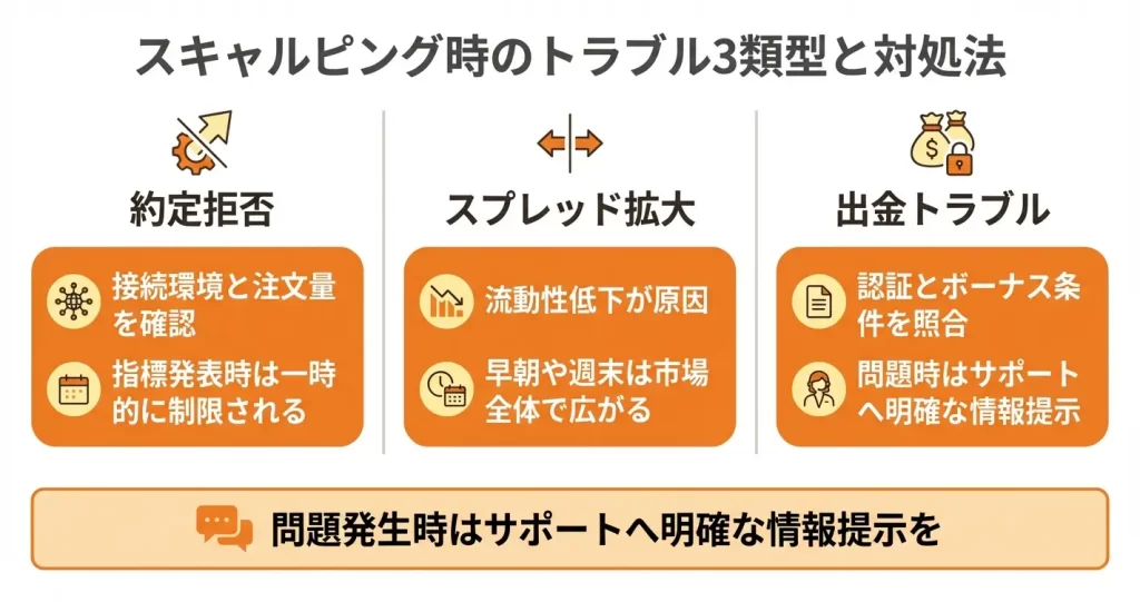 MiltonMarketsのスキャルピングに関するよくあるトラブルと対処法