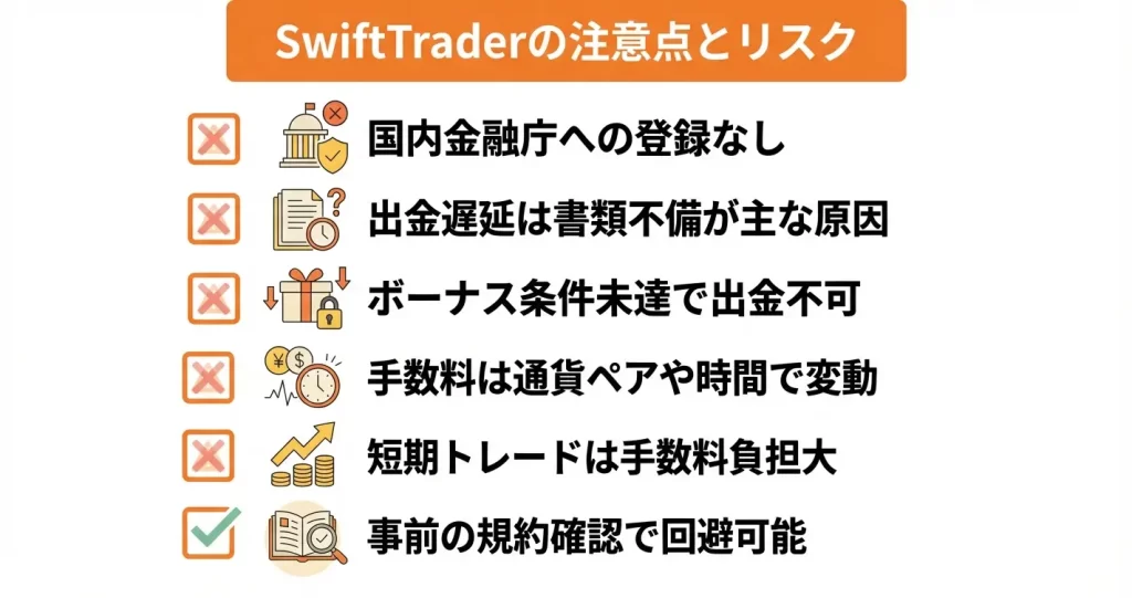 SwiftTraderを安全に始めるための注意点