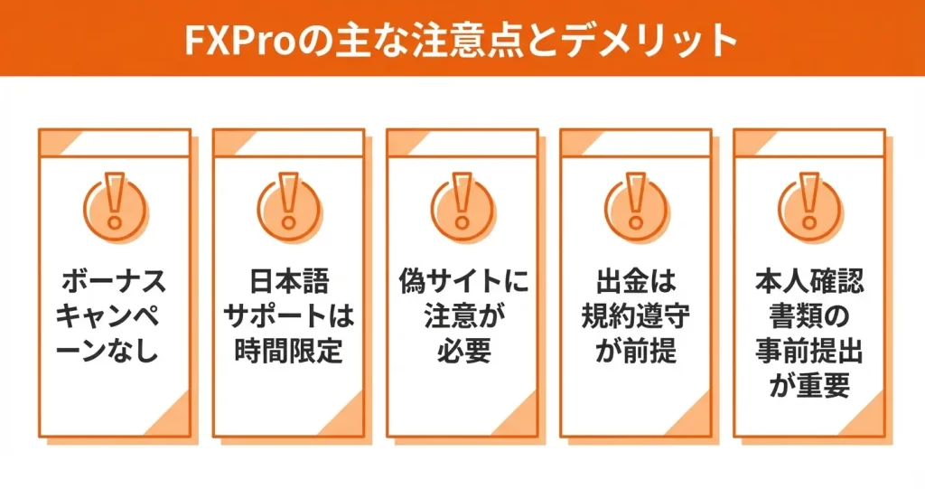 FXProの悪い評判・デメリット