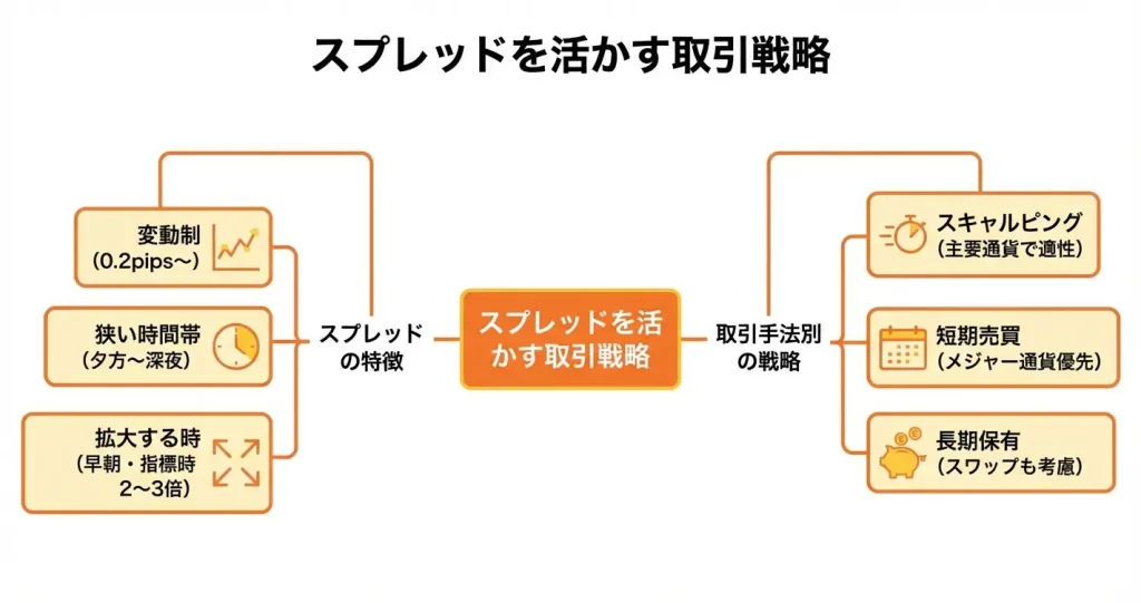 SwiftTraderのスプレッドを活かす取引戦略