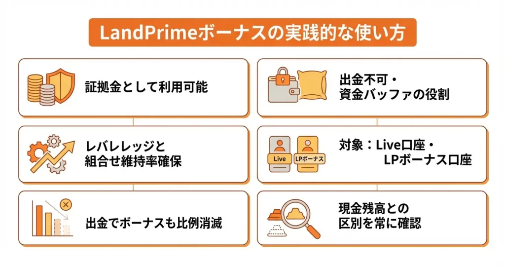 LandPrimeのボーナスを最大限活用するための戦略