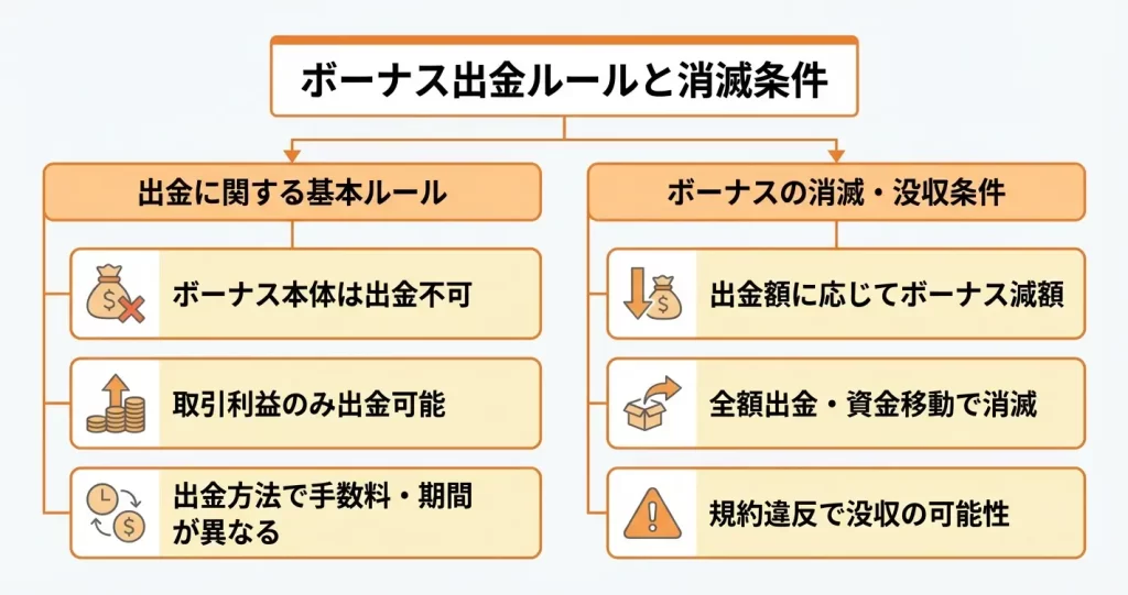 LandPrimeのボーナス出金条件と消滅ルール
