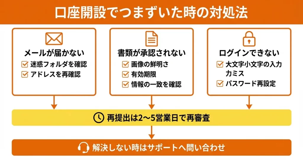 easyMarketsの口座開設でよくあるエラーと解決方法